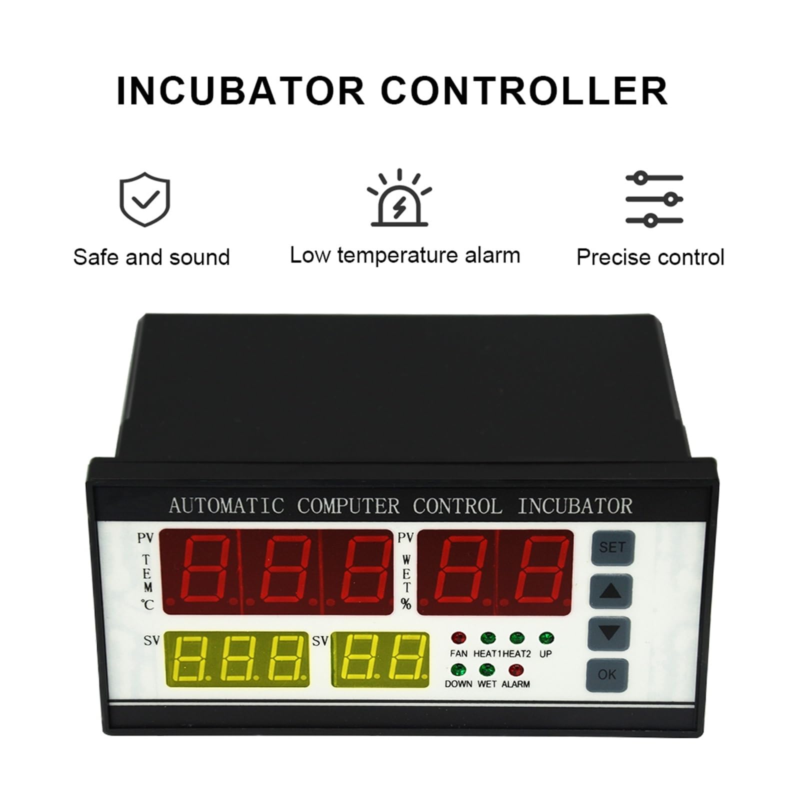 Kontroler Temperatury, Digital Temperature Automatic Egg Incubator Controller For Humidity And Temperature Controller XM-18(XM-18)