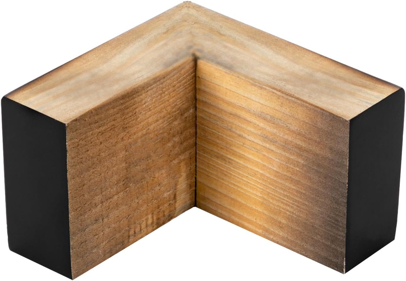 Wood Furniture Legs, Set of 4 Wooden Sofa Corner Feet 6 Inches L Shape Table Replacement Feet with12 Screws for Couch Sofa Armchair Dresser