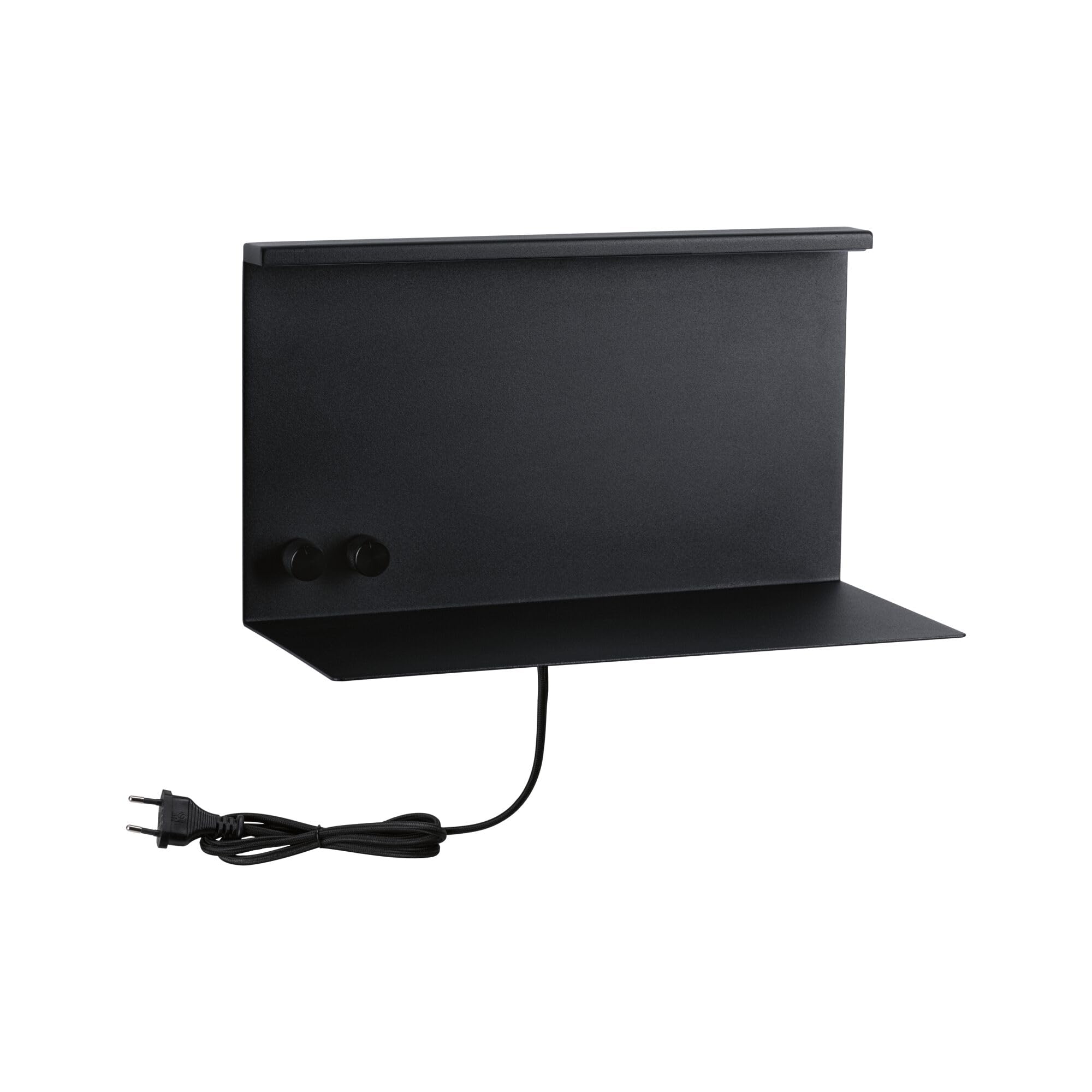 Paulmann 96773 LED Wandleuchte Jarina USB C 4,5 / 1x1,6W 540lm / 200lm dimmbar 350x170mm Schwarz matt Metall 3000K