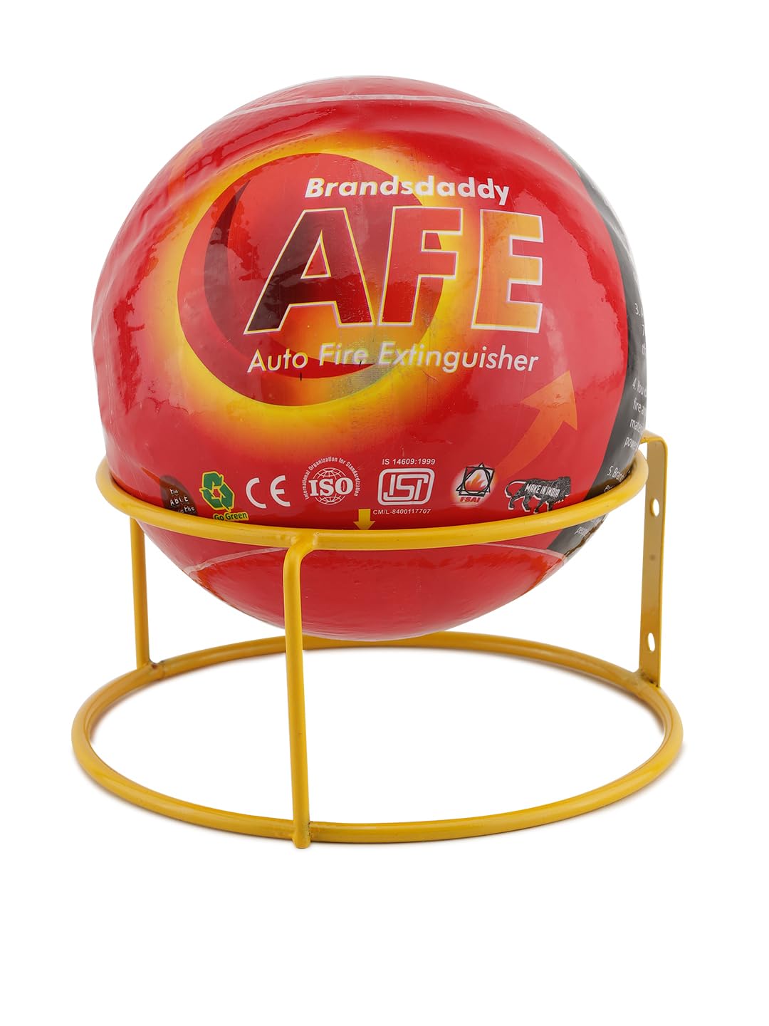 BRANDSDADDY Auto Fire Extinguisher - Ball AFE Quick Fire Off, Automatic Fire Extinguishing Fire Suppression Device with Mount and User Manual Ideal for Home, Offices, Industries and More
