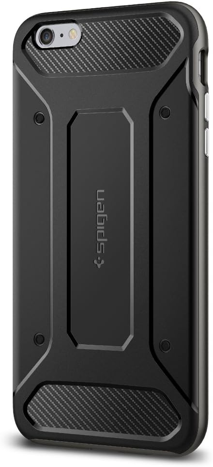 Spigen Neo Hybrid Carbon iPhone 6S Plus Case with Carbon Fiber Design and Reinforced Hard Bumper Frame for iPhone 6S Plus 2015 - Gunmetal
