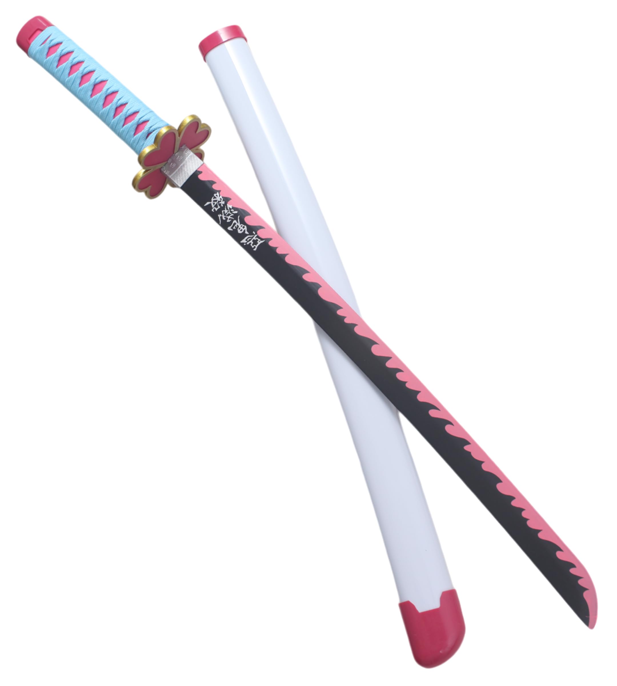 Katana Mitsuri Kanroji en Bois - Epee Sabre Cosplay - 80cm