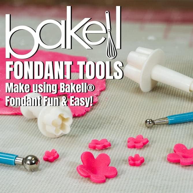 Miniatura 7 de BAKELL Fondant de vainilla naranja 4.4 onzas  Pasteles y magdalenas  Vegano, Kosher, sin frutos secos, sin lácteos