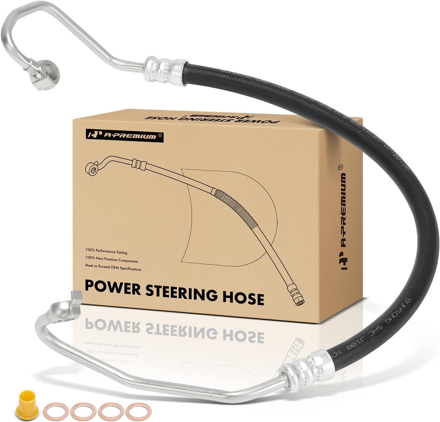 A-Premium Power Steering Hose Pressure Hose Line Assembly Compatible with Suzuki Grand Vitara 2009 2010 2011 2012 2013