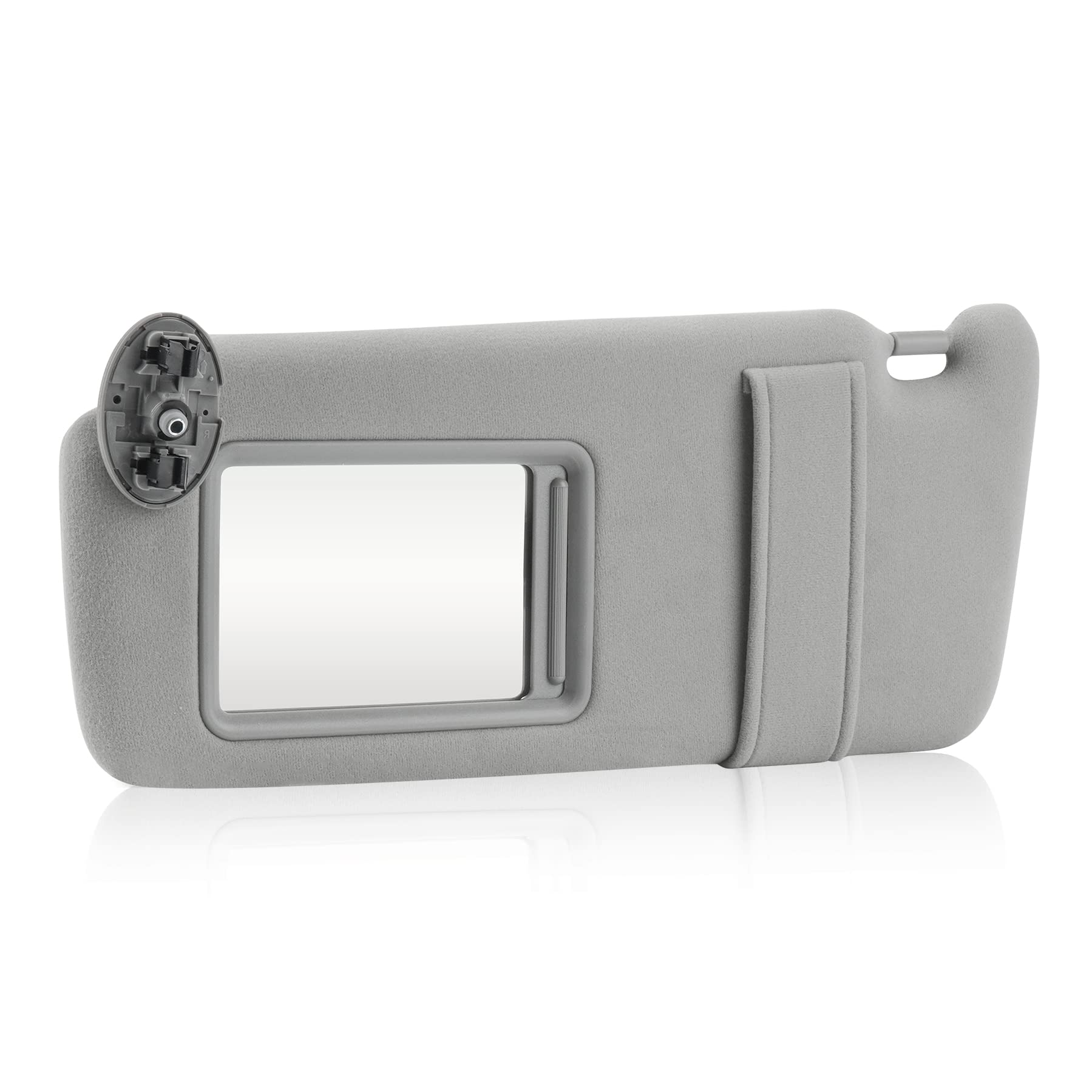 ILONPA Gray Driver Left Side Sun Visor (Toyota Camry 2007-2011, No Sunroof)