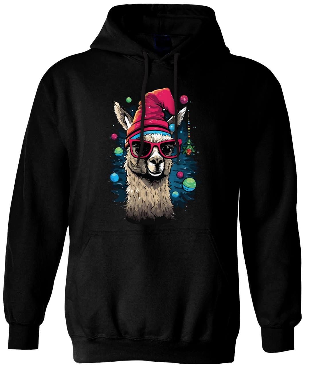 Tassenbrennerei Weihnachtspullover Cooles Weihnachts Lama - Hoodie, Pullover für Weihnachten - Herren & Damen - Alpaka Geschenk für Männer & Frauen