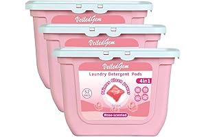 High-Performance Laundry Detergent Pods with Rose Scent