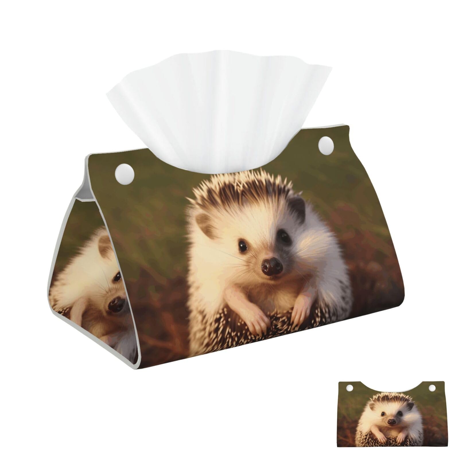 Baby Hedgehog Tissue Box Cover Square Cube Boxes