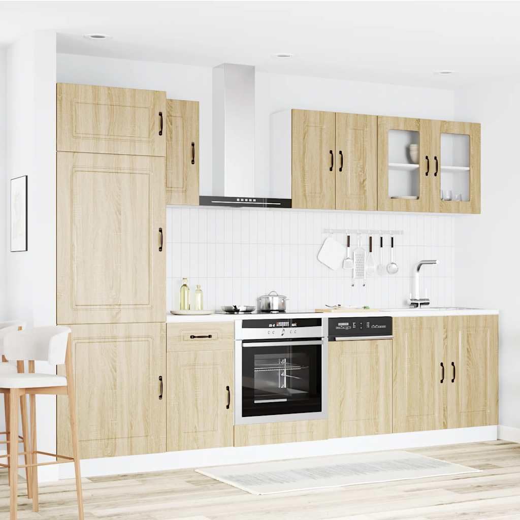 Ensemble de meubles de cuisine 8 pièces Kalmar chêne Sonoma