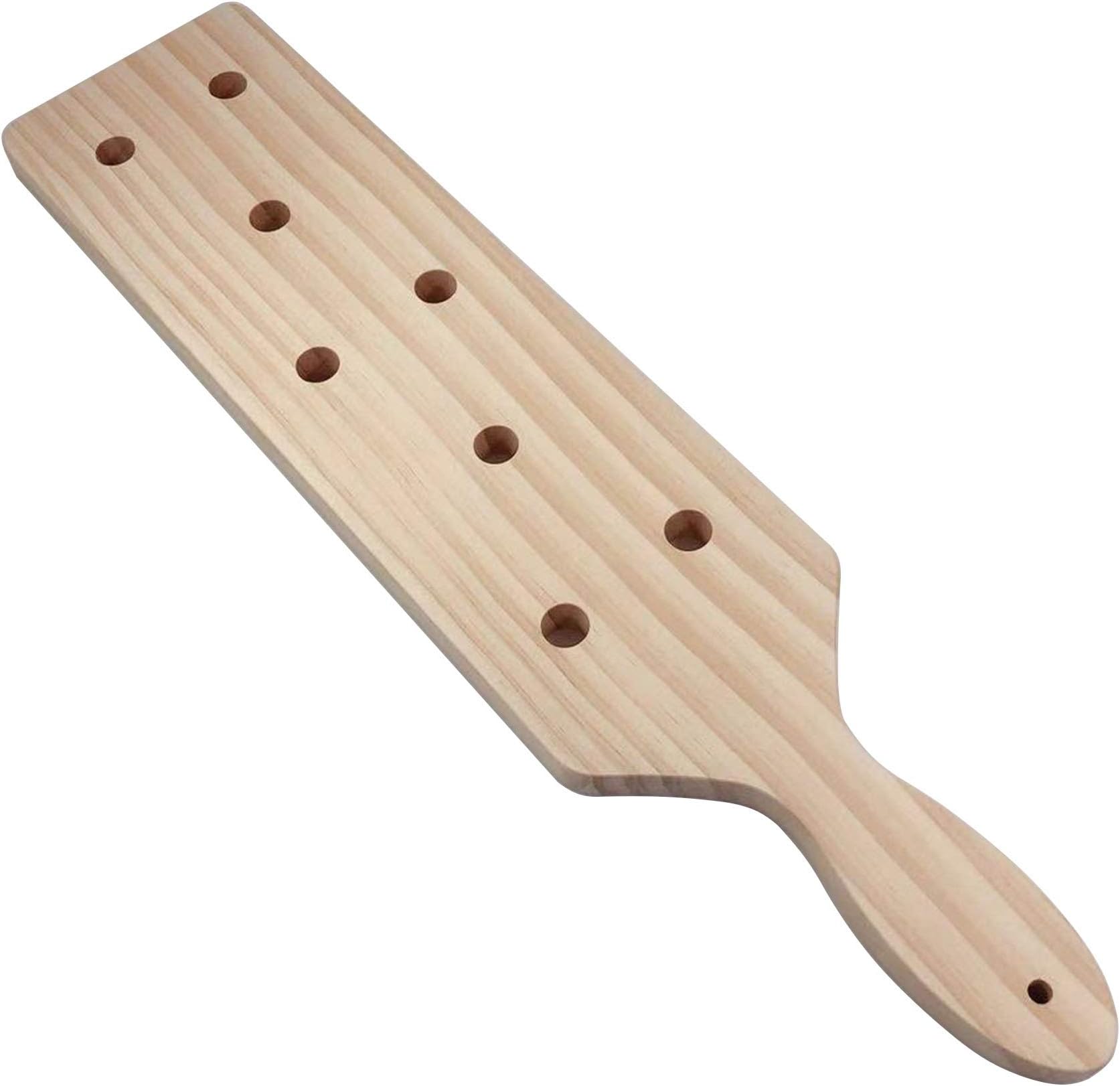 Yonor 18" Solid Durable Smooth Wooden Paddle with Airflow Holes (18" Paddle)