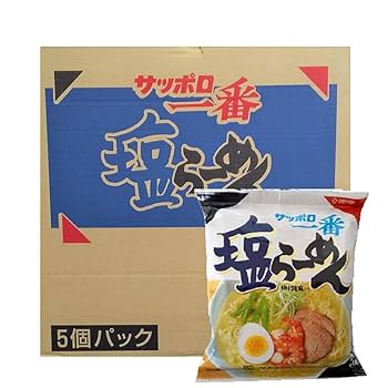Amazon.co.jp: サッポロ一番塩ラーメン サッポロ一番 塩ラーメン