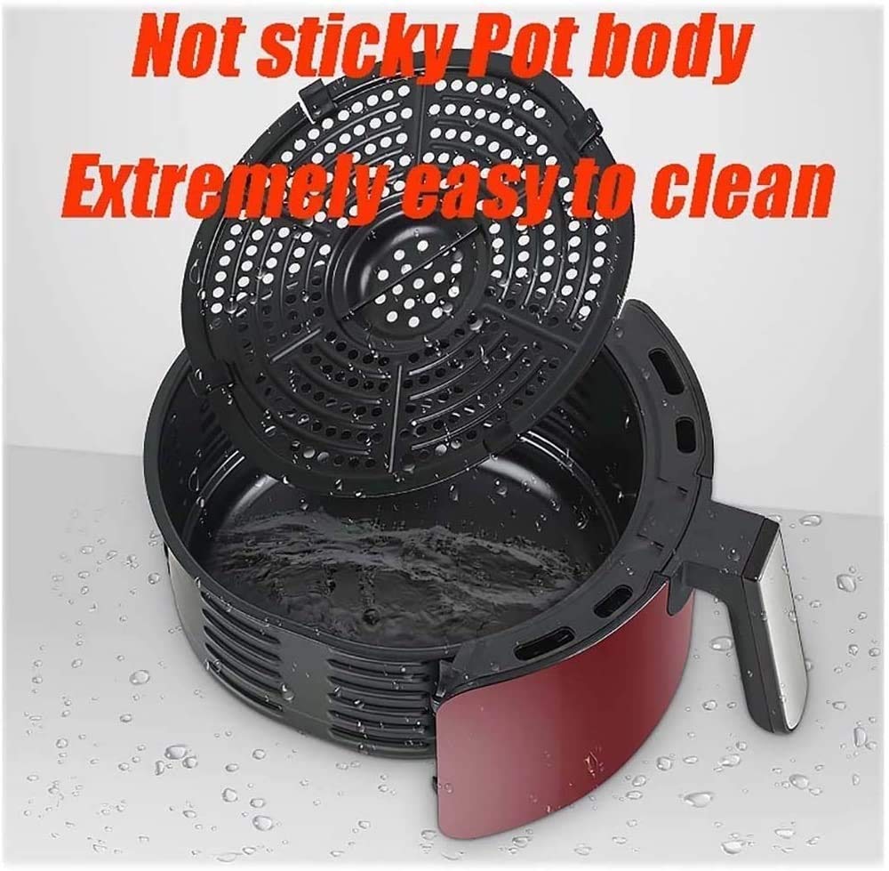 Friteuse Air, 3.9 Quart, Four à air Chaud de 1400 Watts avec écran numérique LCD et contrôle de la température