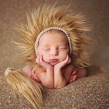 Puseky Cute Lion Newborn Baby 