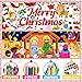2Pack Giant Christmas Coloring Poster, Nativity Large Coloring Poster for Kids, Xmas Big Jumbo Coloring Pages Craft for Class Home Christmas Activity Kids Christian Coloring Gift Party Favor Supplies
