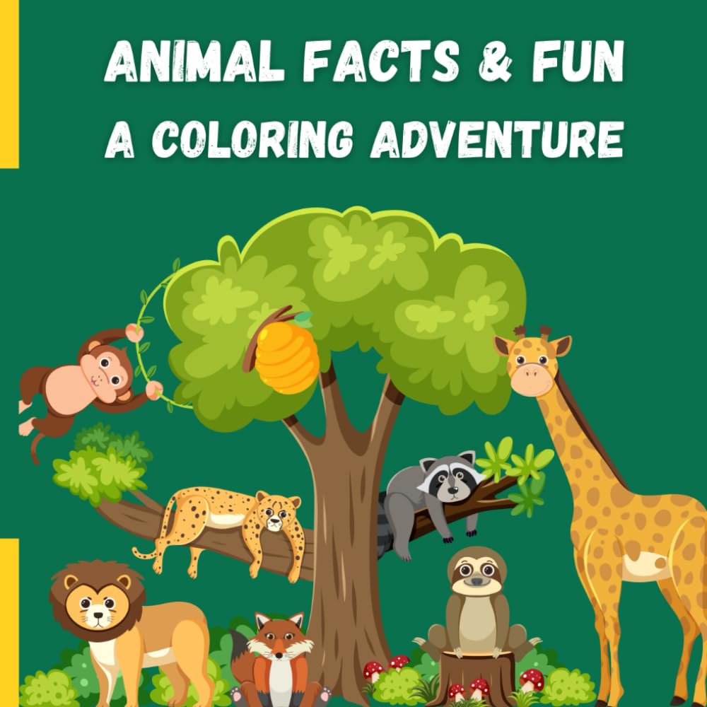 ABC Animal Coloring book for Kids: Simple Designs for Early Learners to Color and Explore