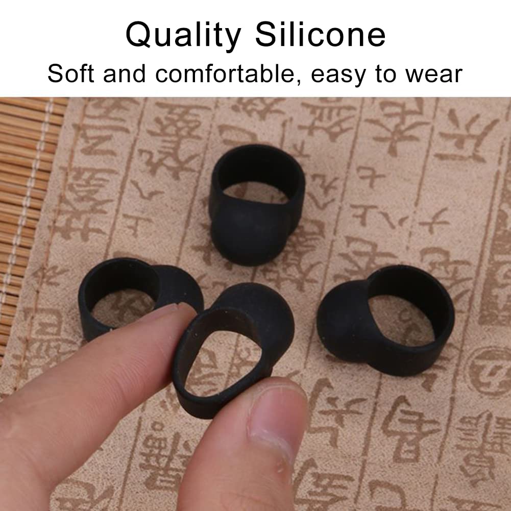 8 Manchons De Doigts En Silicone Pour Tambour à Langue – Anti-Dérapants, Protection Doigts, Améliore Le Son