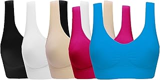 Women's Comfort Workout Sports Bra Low-Impact Activity Sleep Bras