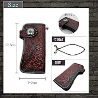 Amazon | [LUNICA] 財布 メンズ 長財布 カービンウォレット バイカーズ