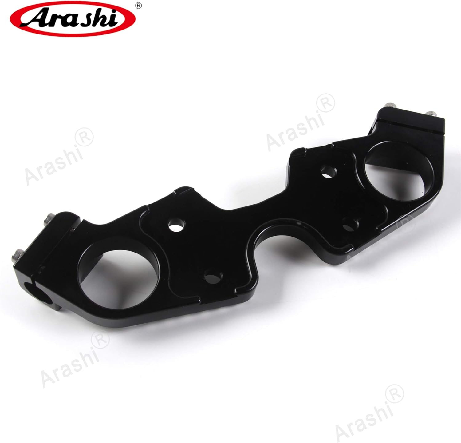 Arashi Triple Tree Top Clamp for Suzuki Hayabusa GSXR 1300 2008-2020 Motorcycle Accessories GSX1300R GSX-R1300 Black 1 Pcs 2009 2010 2011 2012 2013 2014 2015 2016 2017 2018 2019