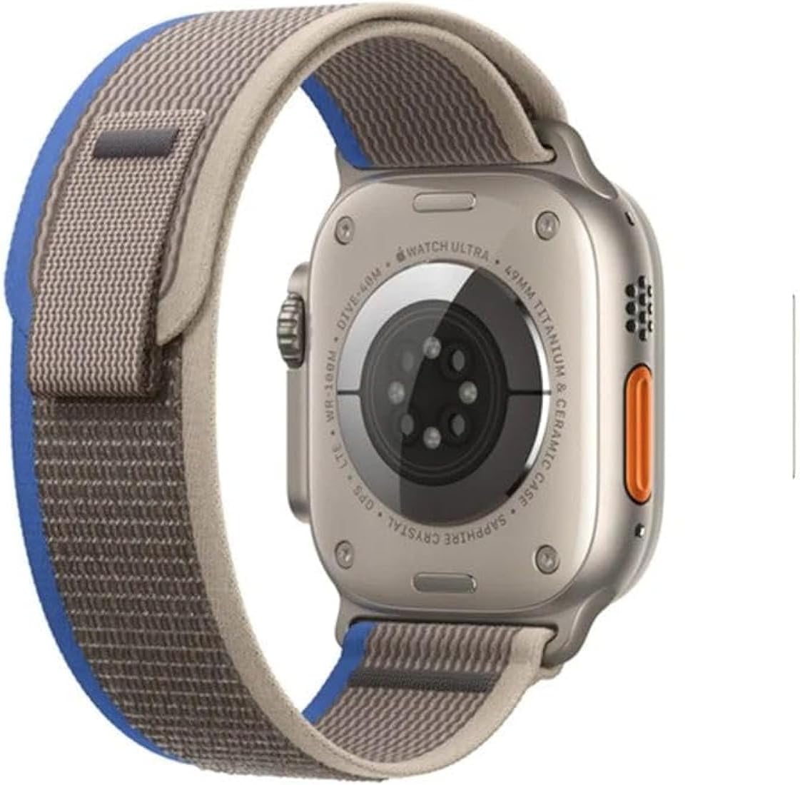 Pawa Paris Trail Loop Watch Strap Ultra/Series 8 49/45/44/42MM - Blue/Gray