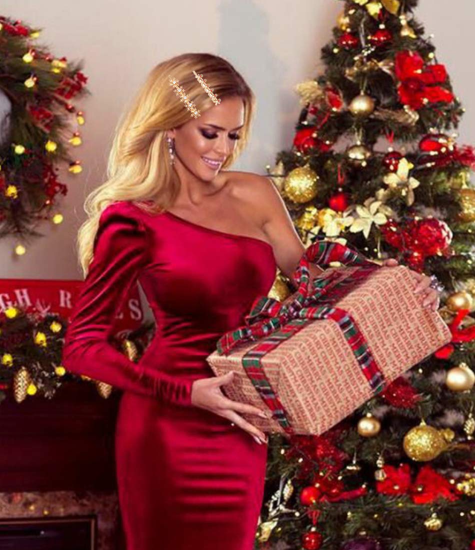 5PCS Christmas Hair Clips for Women Xmas Gift Bow Hair Clip Holiday Snowflake Snowman Hairpins Festive Hair Barrettes Costume Hair Accessory Gifts (Style A) - Image 4