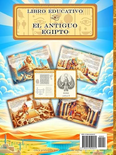 El Antiguo Egipto | Libro educativo para Niños con Juegos | Historia de Faraones, Piramides y Dioses