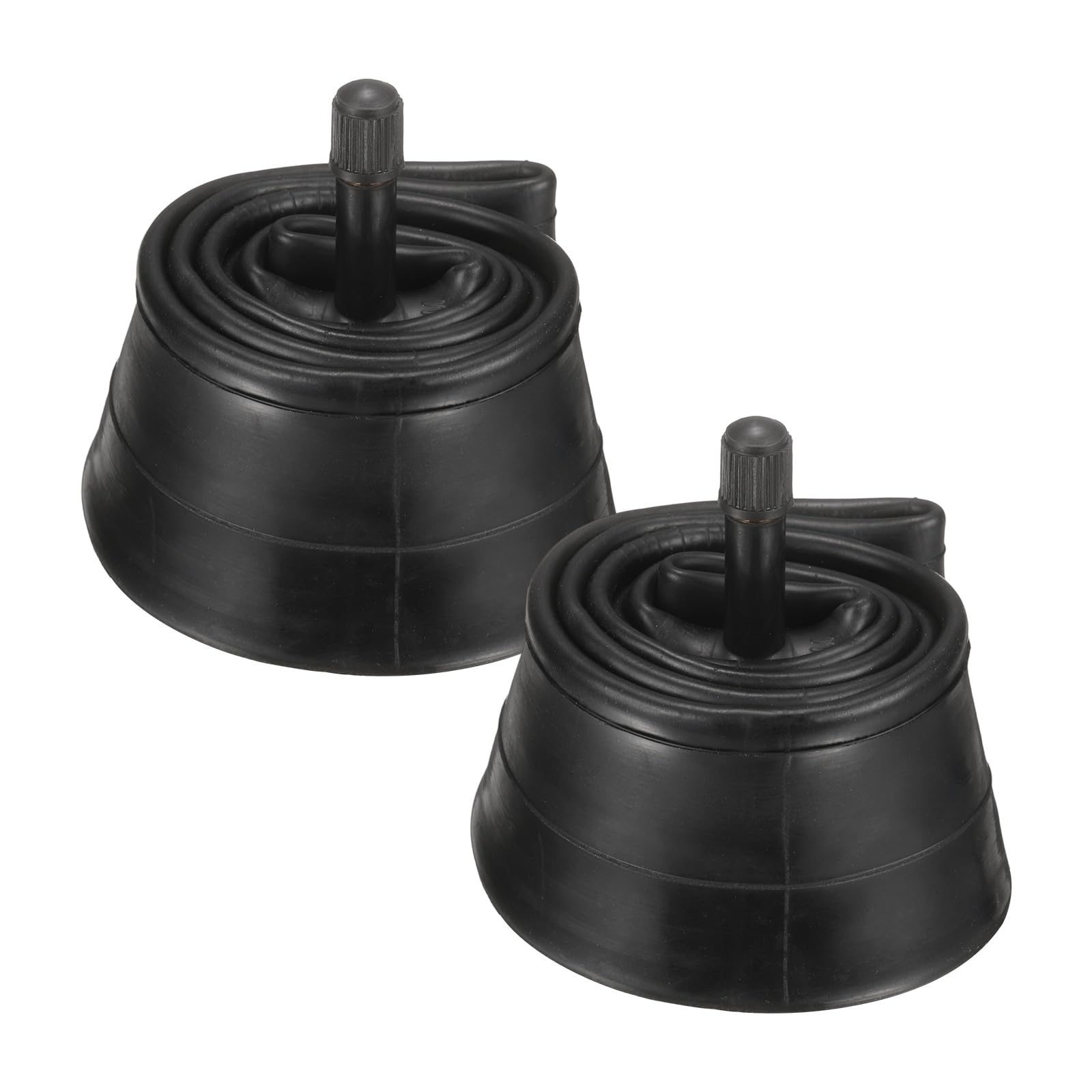 sourcing map 2pcs 12" Inner Tubes Width Fit 2.125/2.4 Rubber Bicycle Tube with 32mm Standard Valve for MTB Mountain Dirt Bike