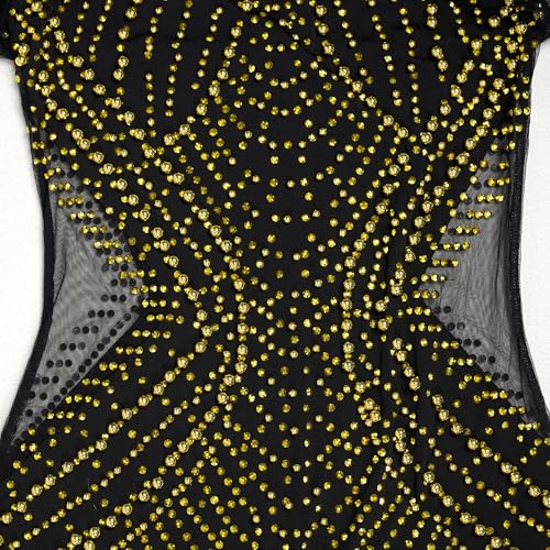 Image of Nagfar Women Rhinestone Sequin Birthday Party Sexy New Year Formal Dress