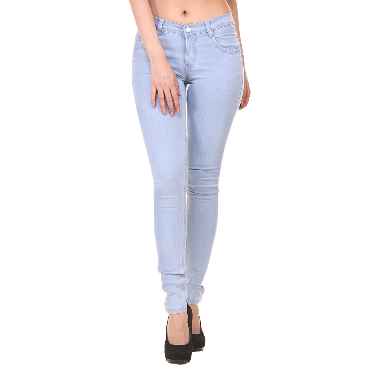 jannonWomen's Skinny Fit Jeans