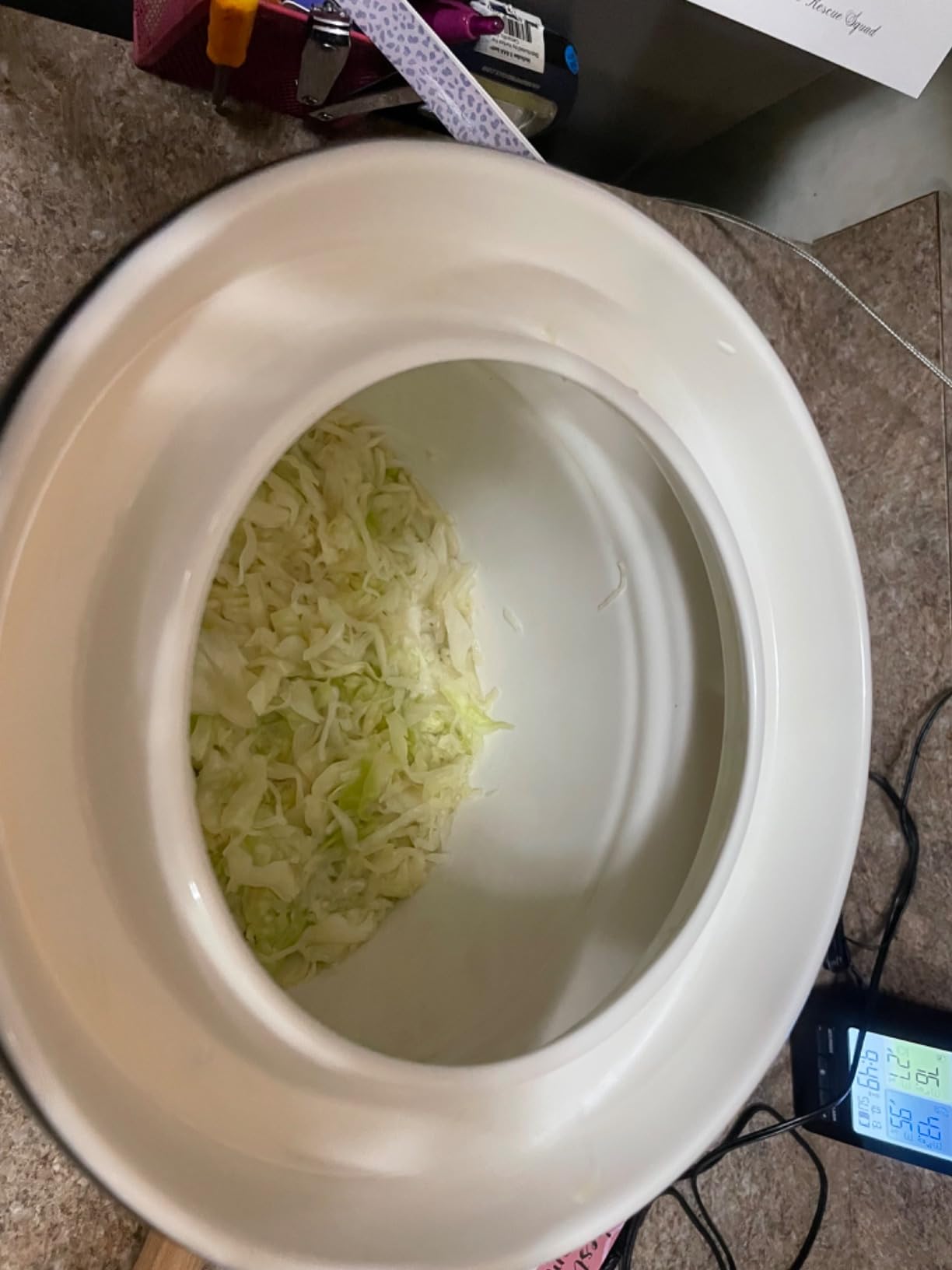 Customer photo of the Fermentation Crock, 7L
