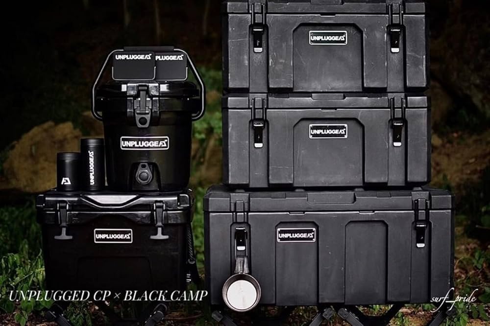 Amazon.co.jp: アンプラグドキャンプ ツールボックス 黒