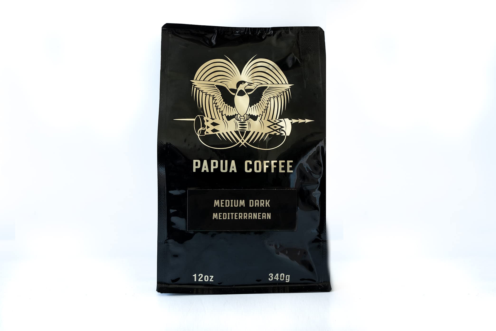 Papua Mediterranean Medium Dark Roast Coffee (12oz)