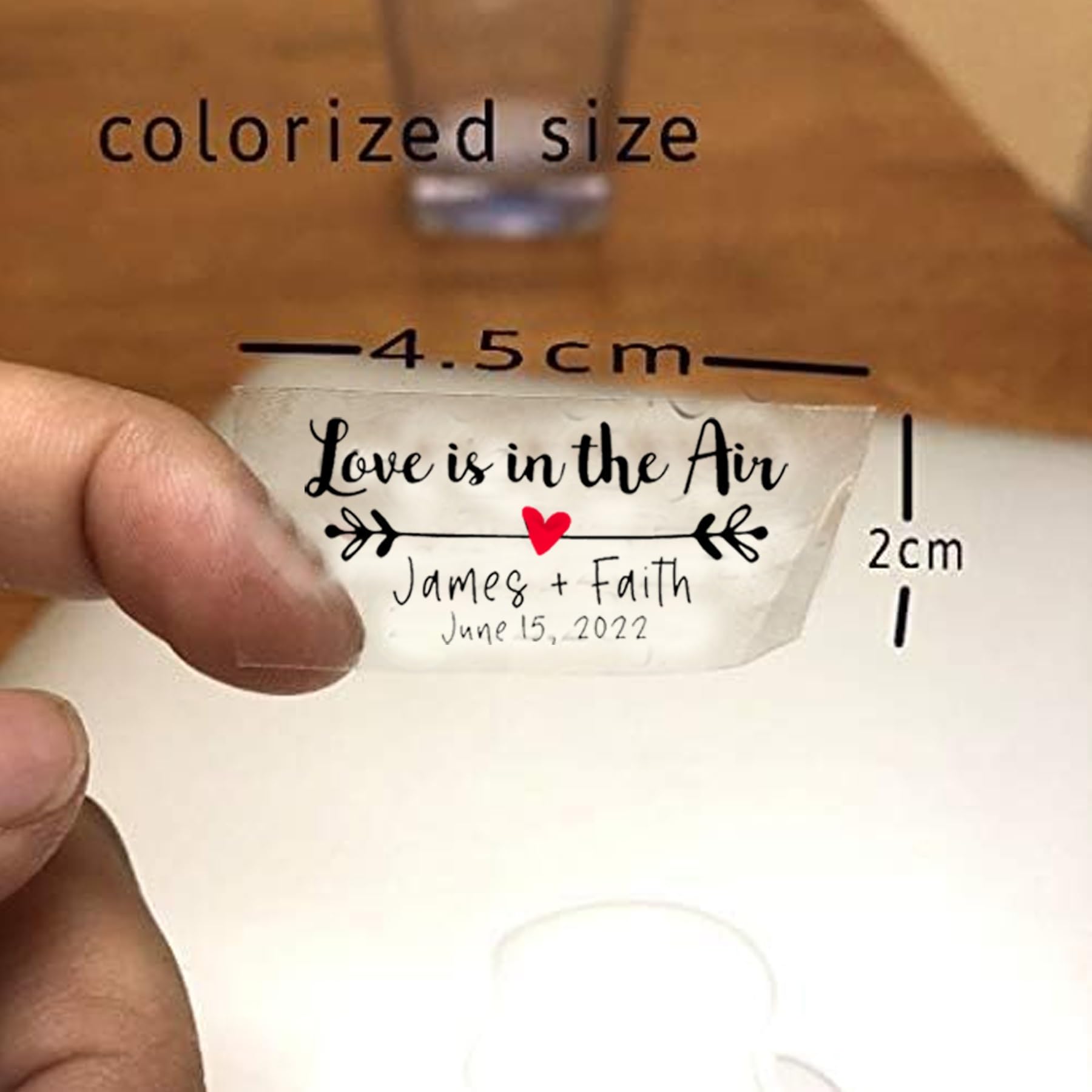 Aolun Etiquetas Personalizadas Para Botellas De Agua Para Bodas, Calcomanías Personalizadas Para Botellas Con Nombre Y Foto, Etiqueta Impermeable Para Botellas De Bebé, Graduación, Cumpleaños