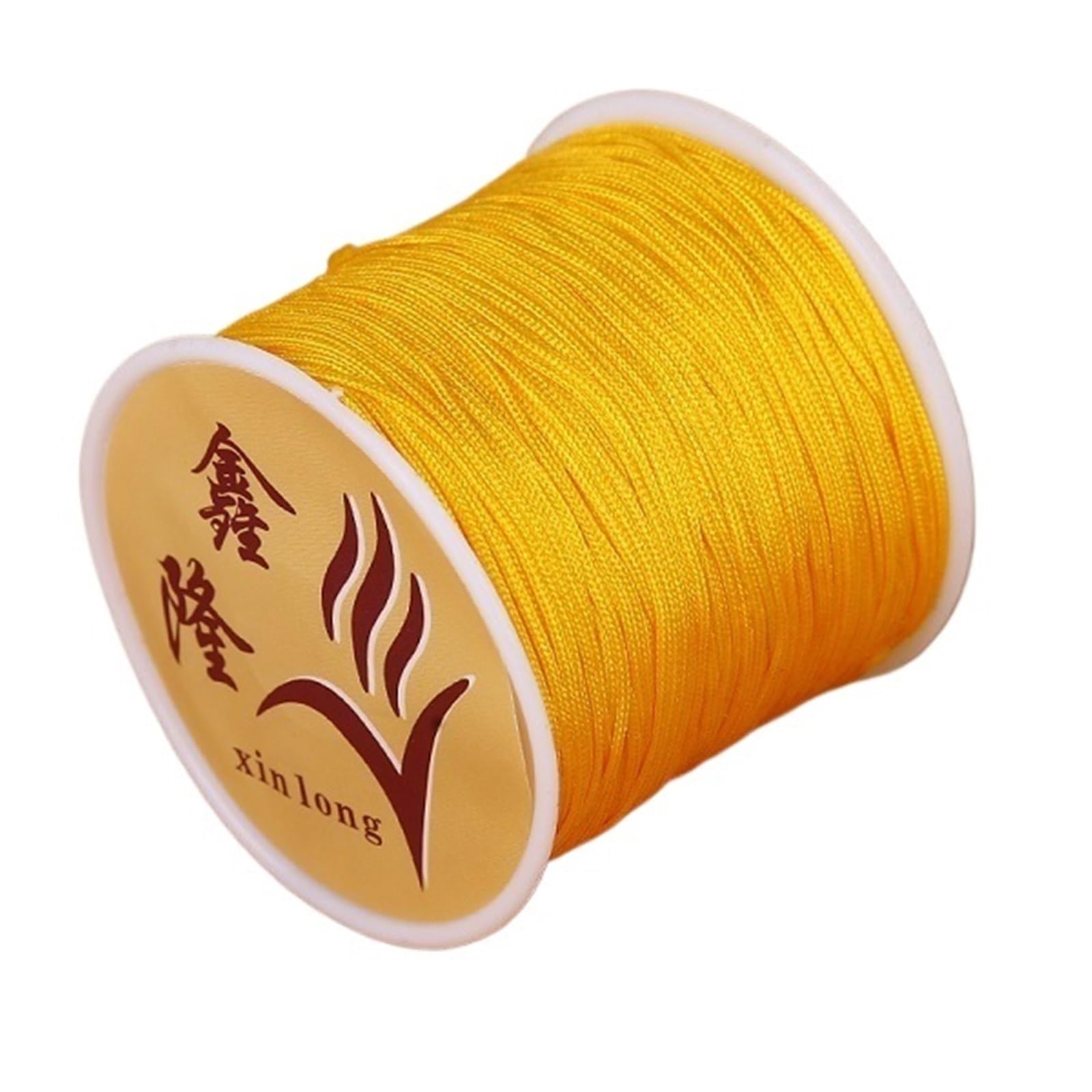 Nylon Cord Thread 20PCS 40m/lot 0.8mm Cotton Knotting Macrame Cord Nylon Thread String DIY Beading Braided Bracelet Jewelry Making for Making Bracelet, Necklace, Chinese Knot(17)