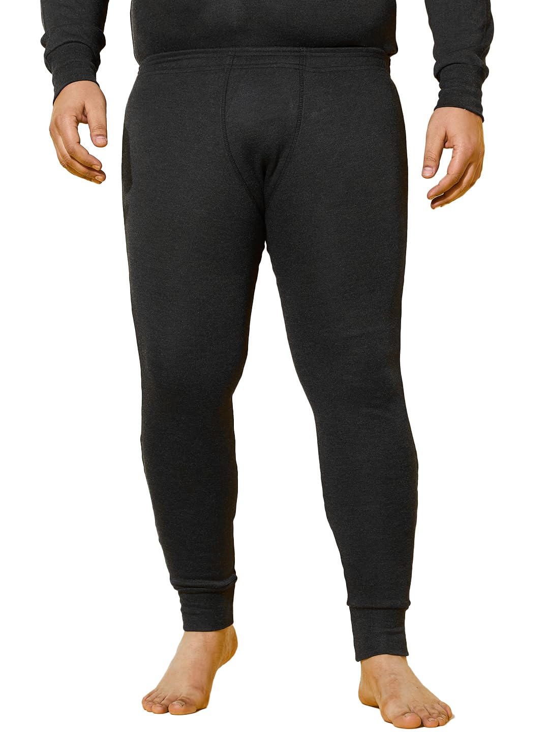 Plus Size Men's Regular Fit Themal Bottomwear-image-3