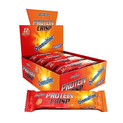 Integralmedica - Barra de Proteína Whey Protein Crisp Bar Ovomaltine - Snack Proteíco - Pr...