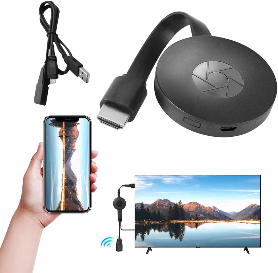 TGKYK Miracast Hdmi Dongle, draadloze HD-dongle, streaming tv-stick, Ricevitore voor Android/iOS/Windows/Mac OS-laptop, telefoon, tablet, pc naar HDTV/monitor/project