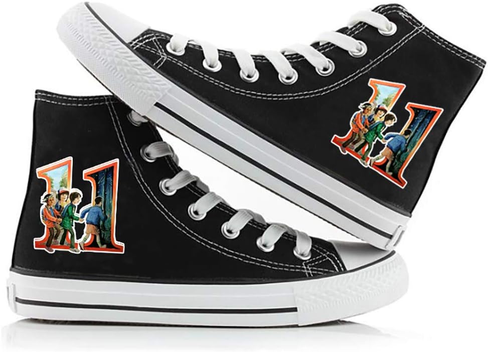 Stranger Things Unisex Canvas Shoes Hi-Top Lace-up Fashion Sneaker-1