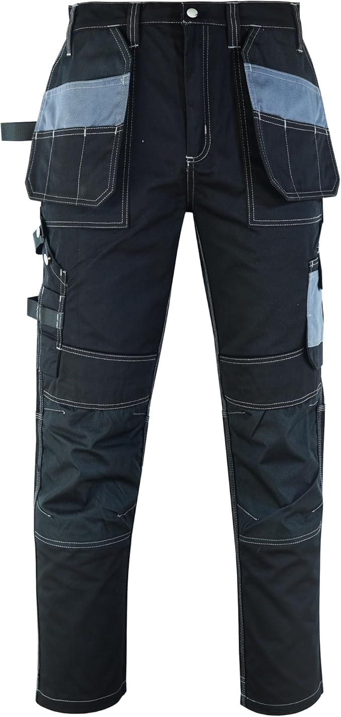 Pantalon utilitaire robuste à triple couture pour chantier - 8