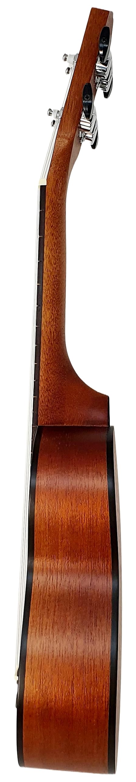 ROCKSTAR - Ukelele Soprano con Funda para Principiantes y Estudiantes Aloha SK2122-M Cuerpo de Caoba, Puente y Diapason de palisandro - Rockmusic