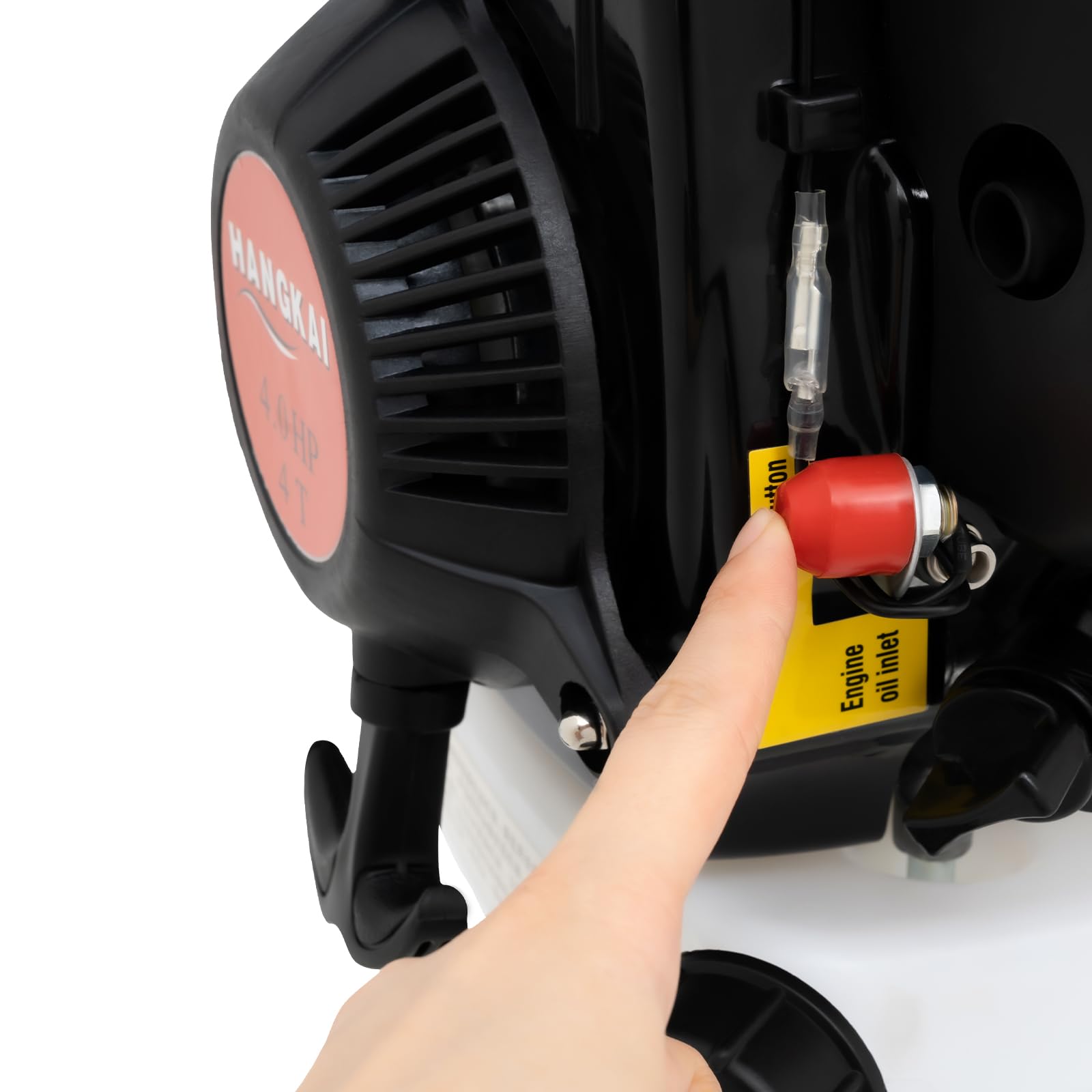 4 PS Bootsmotor Außenborder - 52cc 4-Takt Benzin Kurzschaft