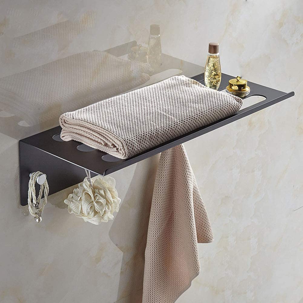 Porte-serviettes porte-serviettes ICOBES mural en aluminium pour douche