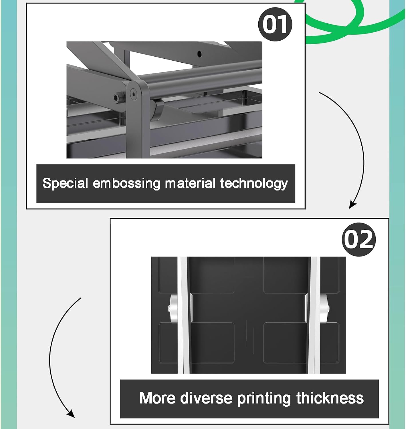 Prensa plana manual para grabado en linóleo y aguafuerte en formato A4, altura ajustable, compatible con tarjetas y sellos, placa de 35 x 24 cm. Prensa versátil para grabado en linóleo y madera.