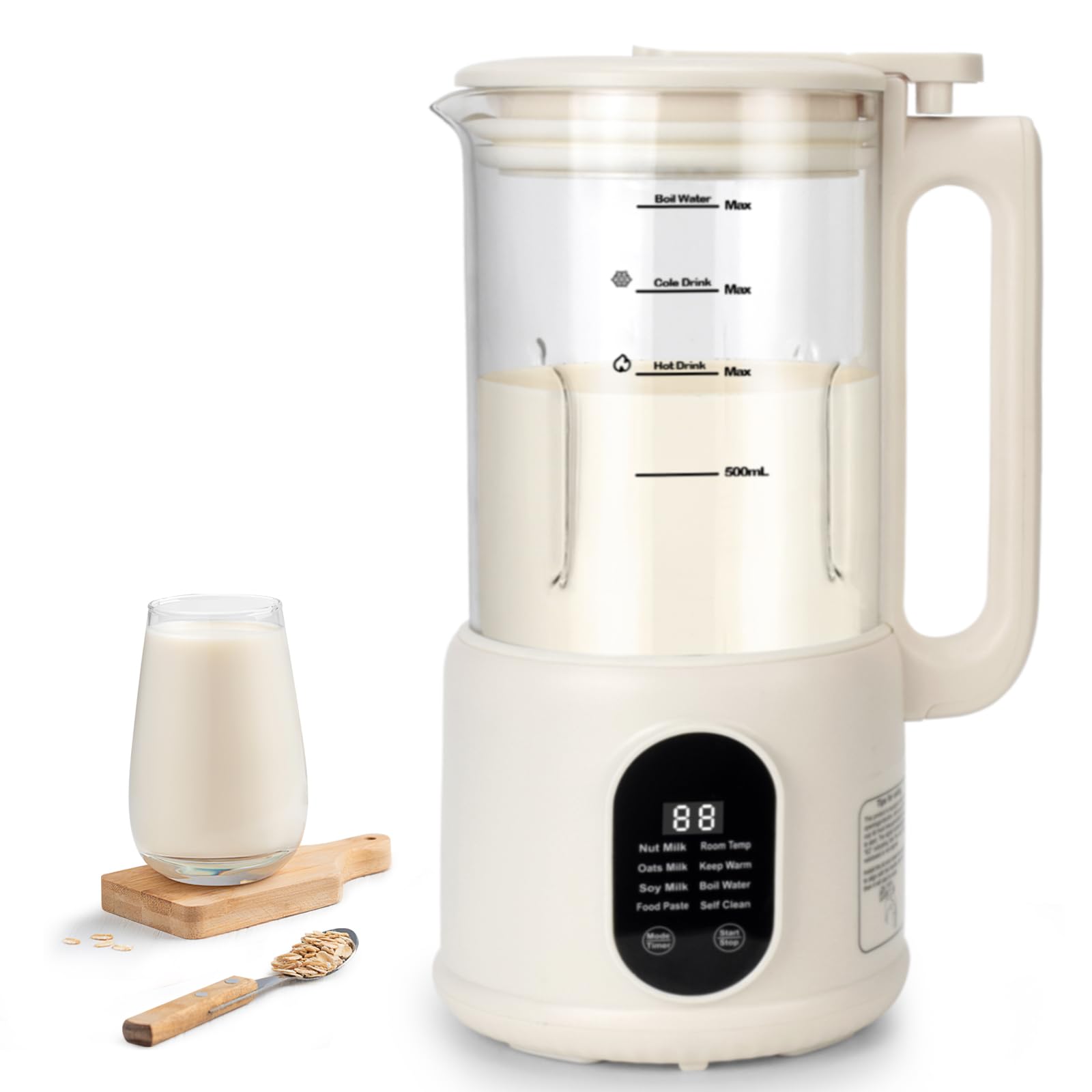 Machine à lait d'amande et avoine pour des matins sains au lait végétal maison