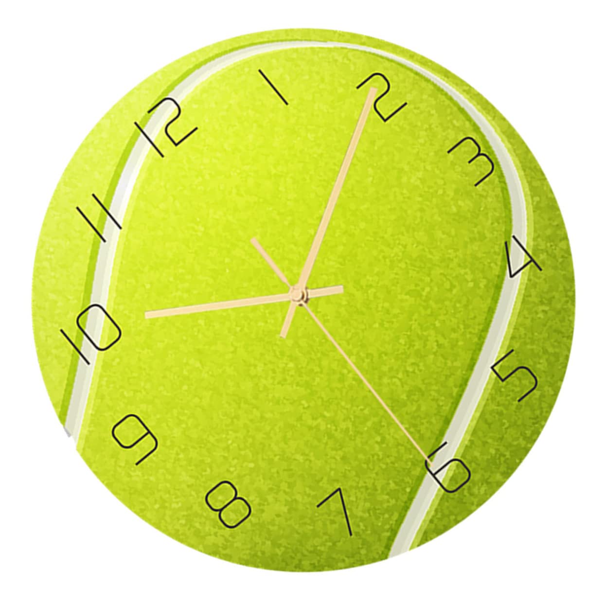 Horloge murale tennis acrylique silencieuse pour supprimer le tic-tac