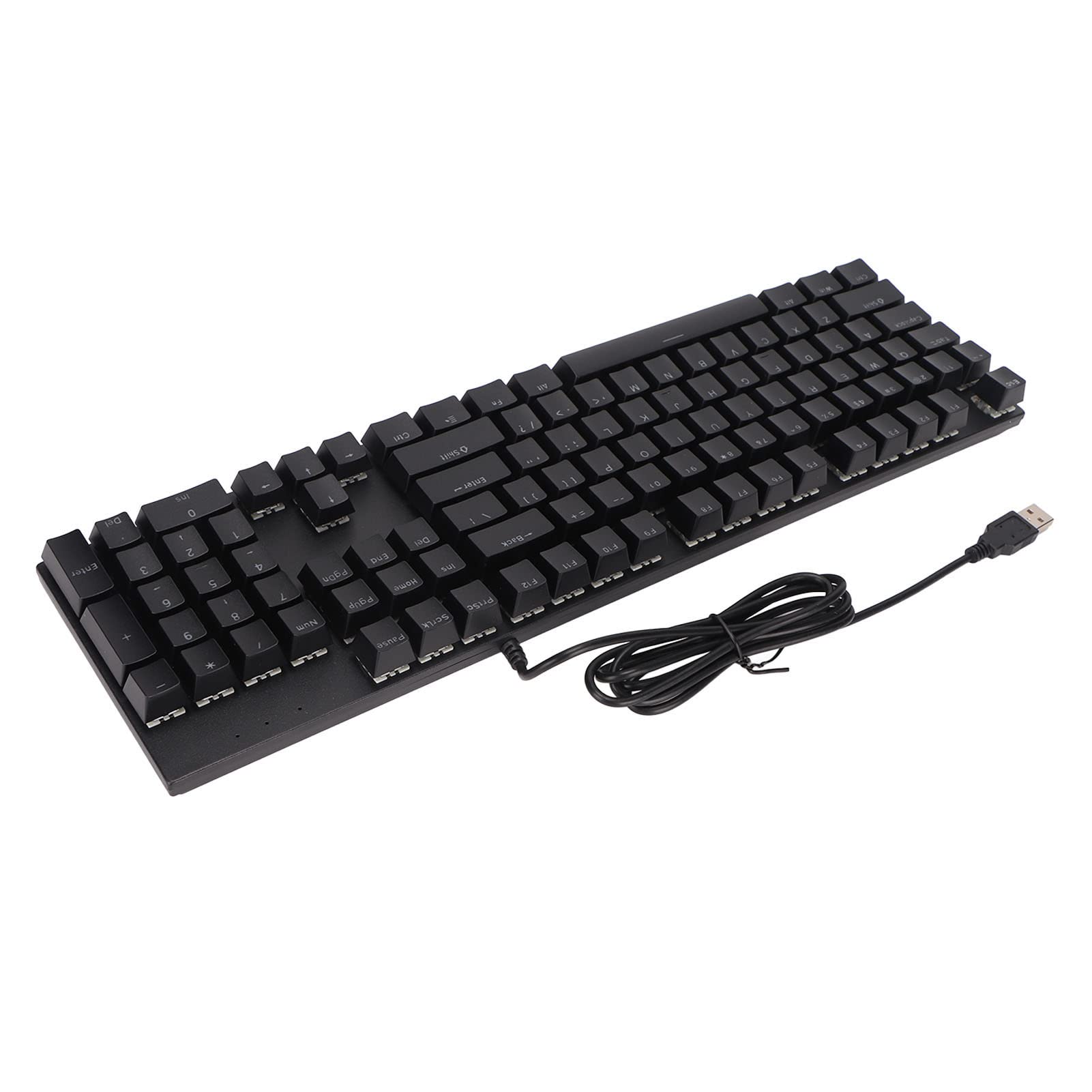 Ausla 104 Klawisze Mechaniczna Klawiatura, Niebieskie Przełączniki RGB