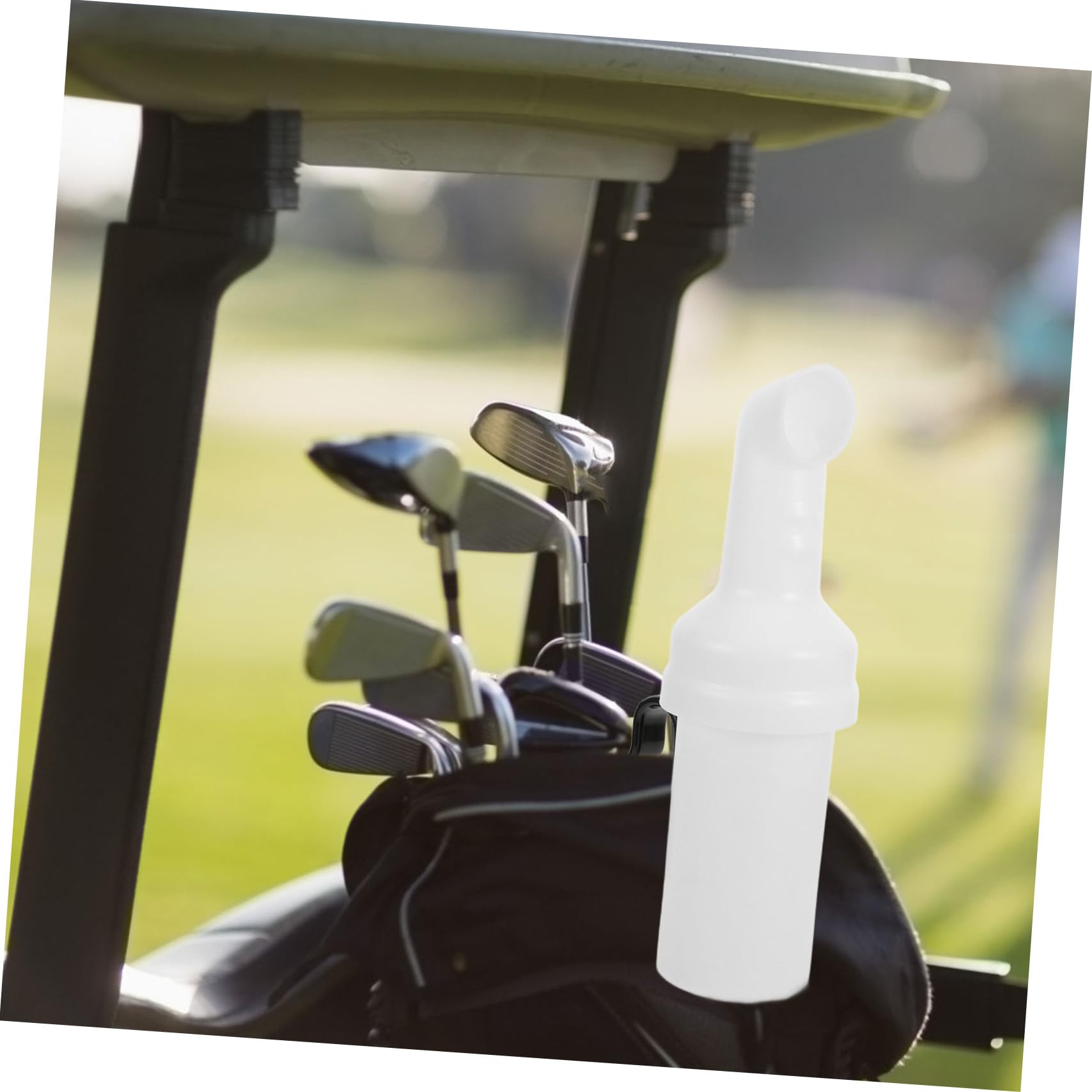ibasenice Golfwagen Hängende Sandflasche aus Kunststoff Sandflasche mit Großer Kapazität und Einfacher Bedienung für Golfwagen Zubehör zum Golfspielen