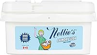 Vista 10 de Nellie's - Detergente en polvo para lavar la ropa, detergente concentrado, a granel, 500 cargas, fórmula ecológica, biodegradable, vegana