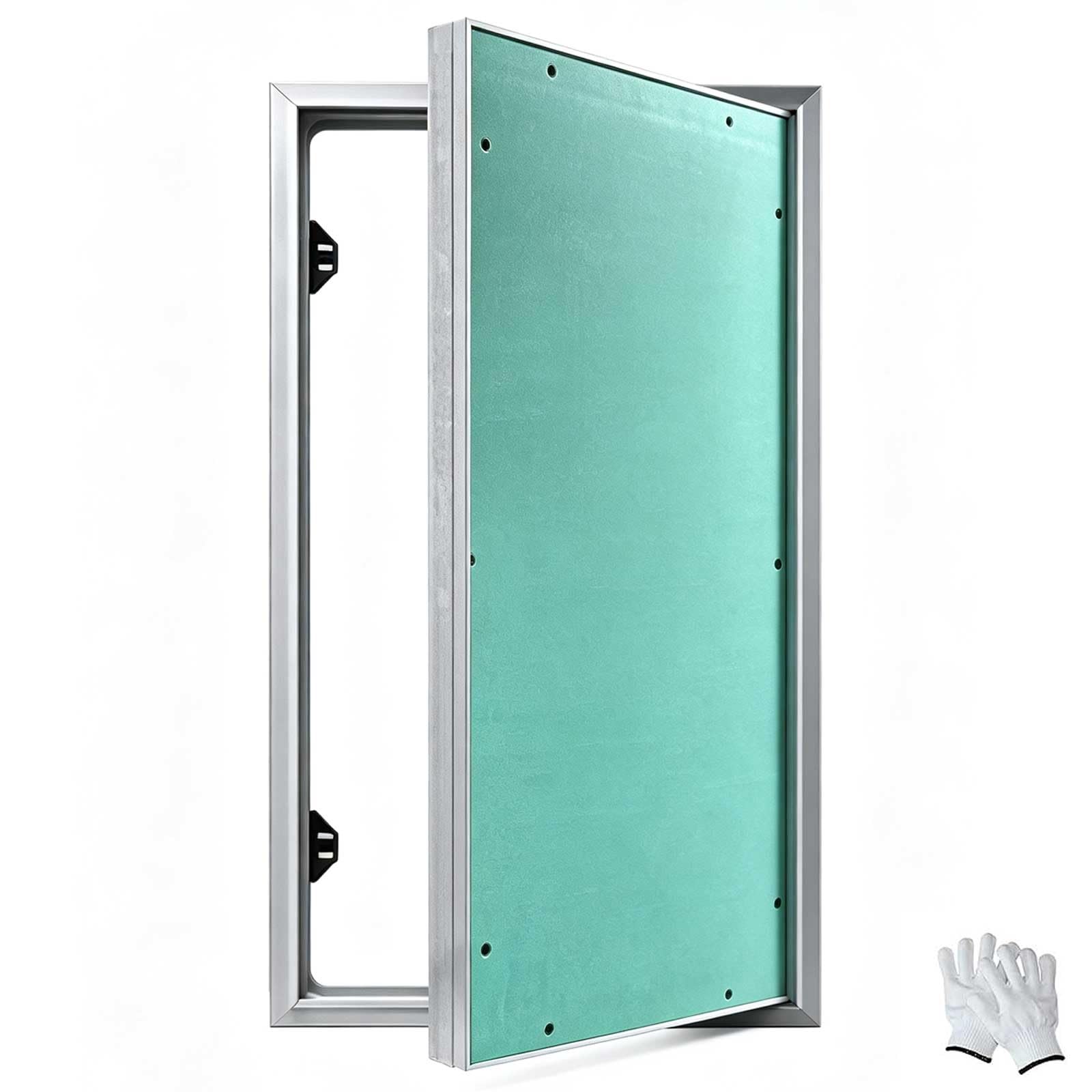 Trampilla Pladur, Pintable, Tapa Cuadro Electrico Rectangular Empotrada Oculta | Trampilla Acceso con Apertura de 120° para Paredes, Techos, Sistemas de Aire Acondicionado(400x600mm/15.7x23.6in)