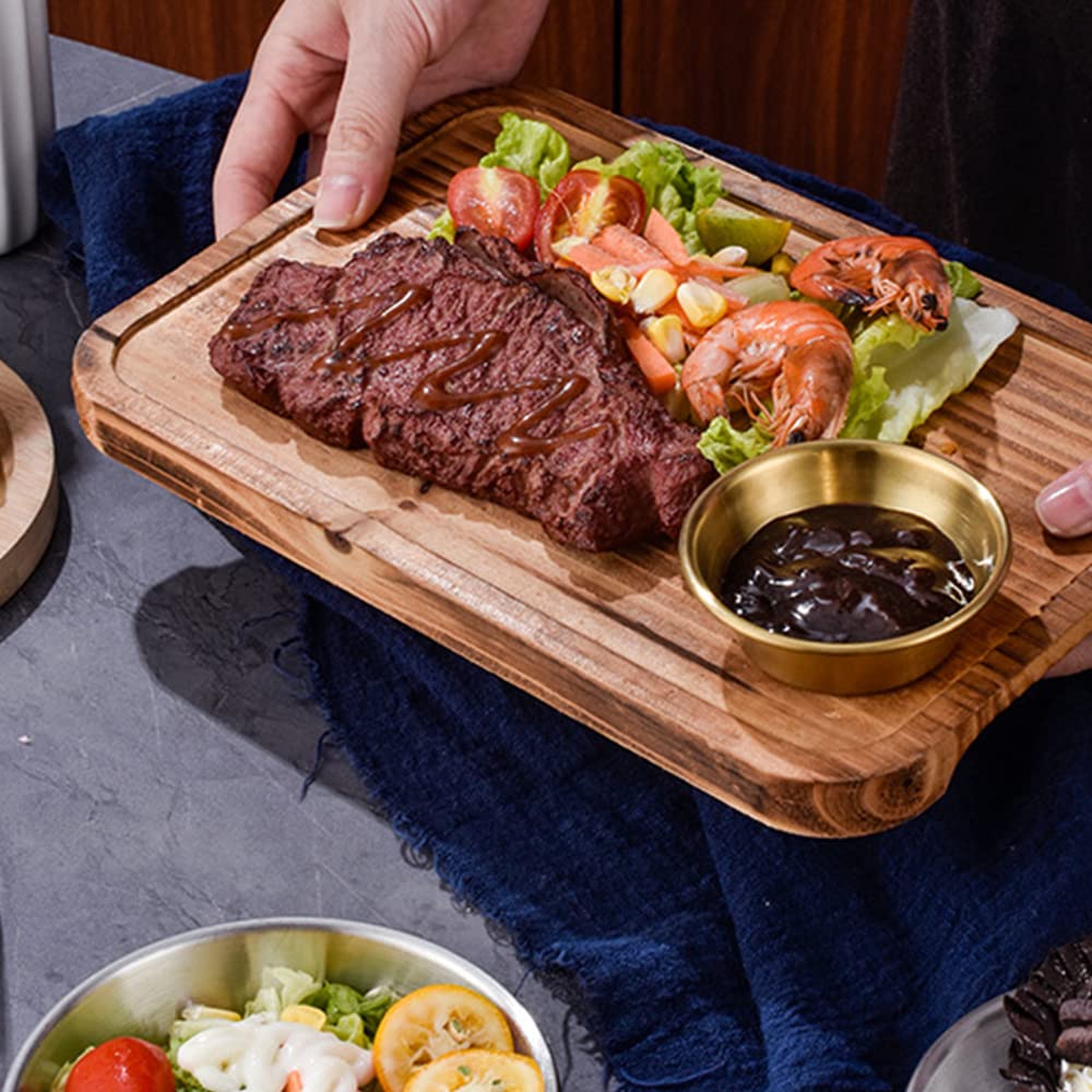 Plats à Sauce En Acier Inoxydable Plats D'assaisonnement